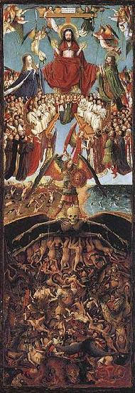 Jan Van Eyck The Last Judgment Spain oil painting art